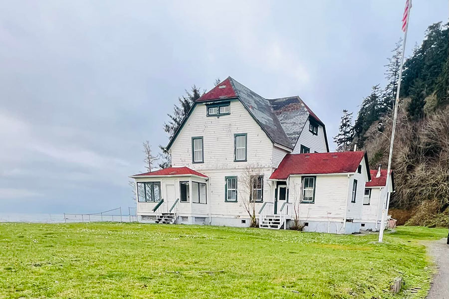 Slip Point light storm damage