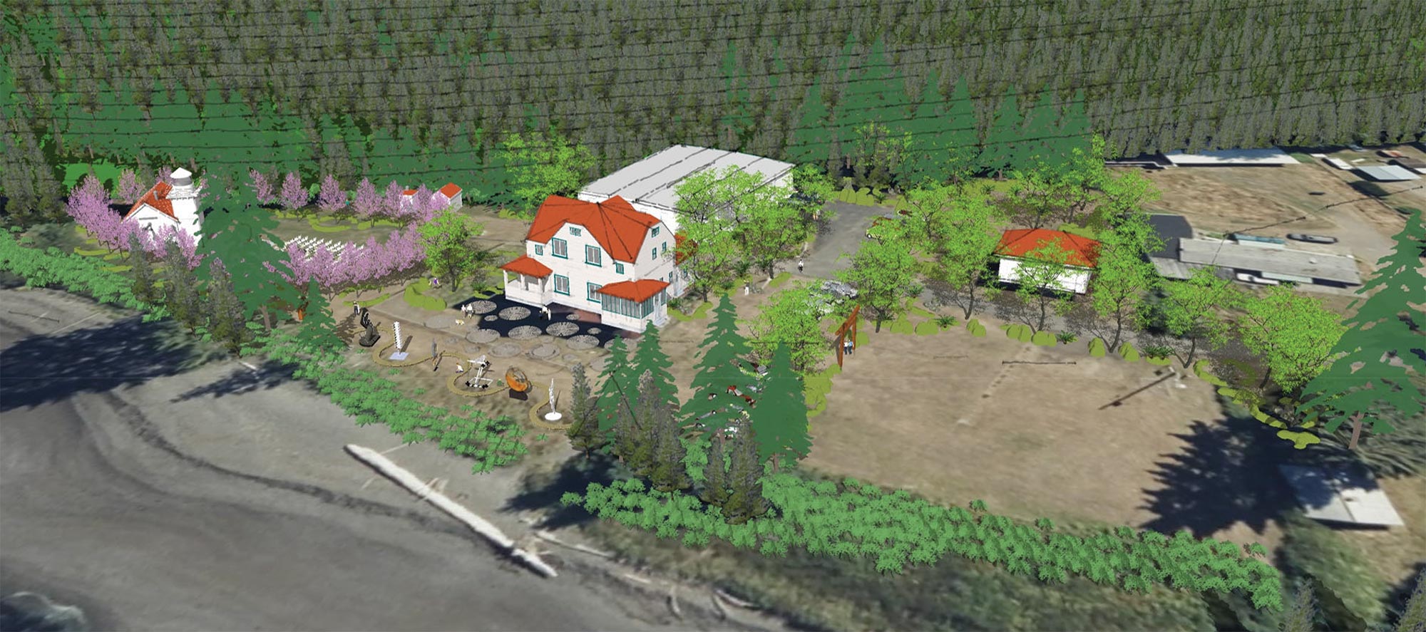 Future Look of Slip Point Lighthouse and grounds